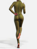 Military Green Mesh Suit-unitard-bootysculpted