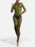 Military Green Mesh Suit-unitard-bootysculpted