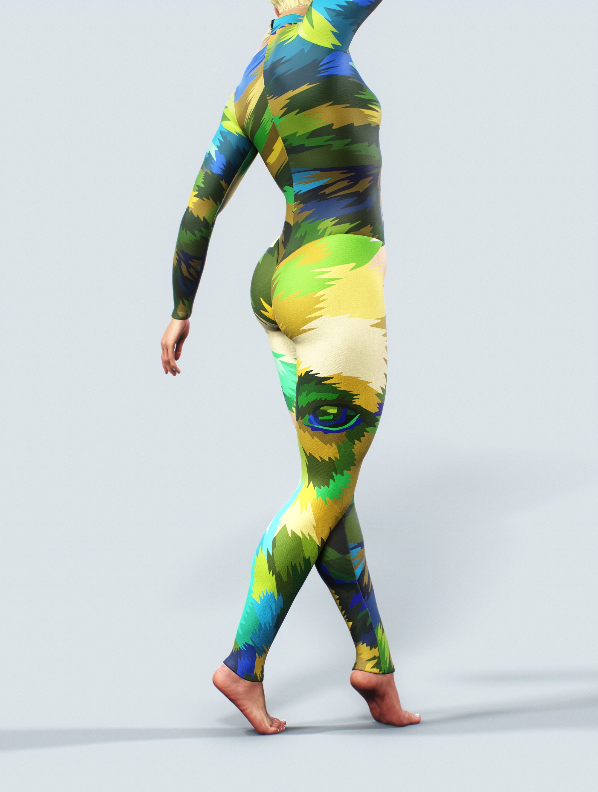 Minimalist Bear Catsuit-unitard-bootysculpted