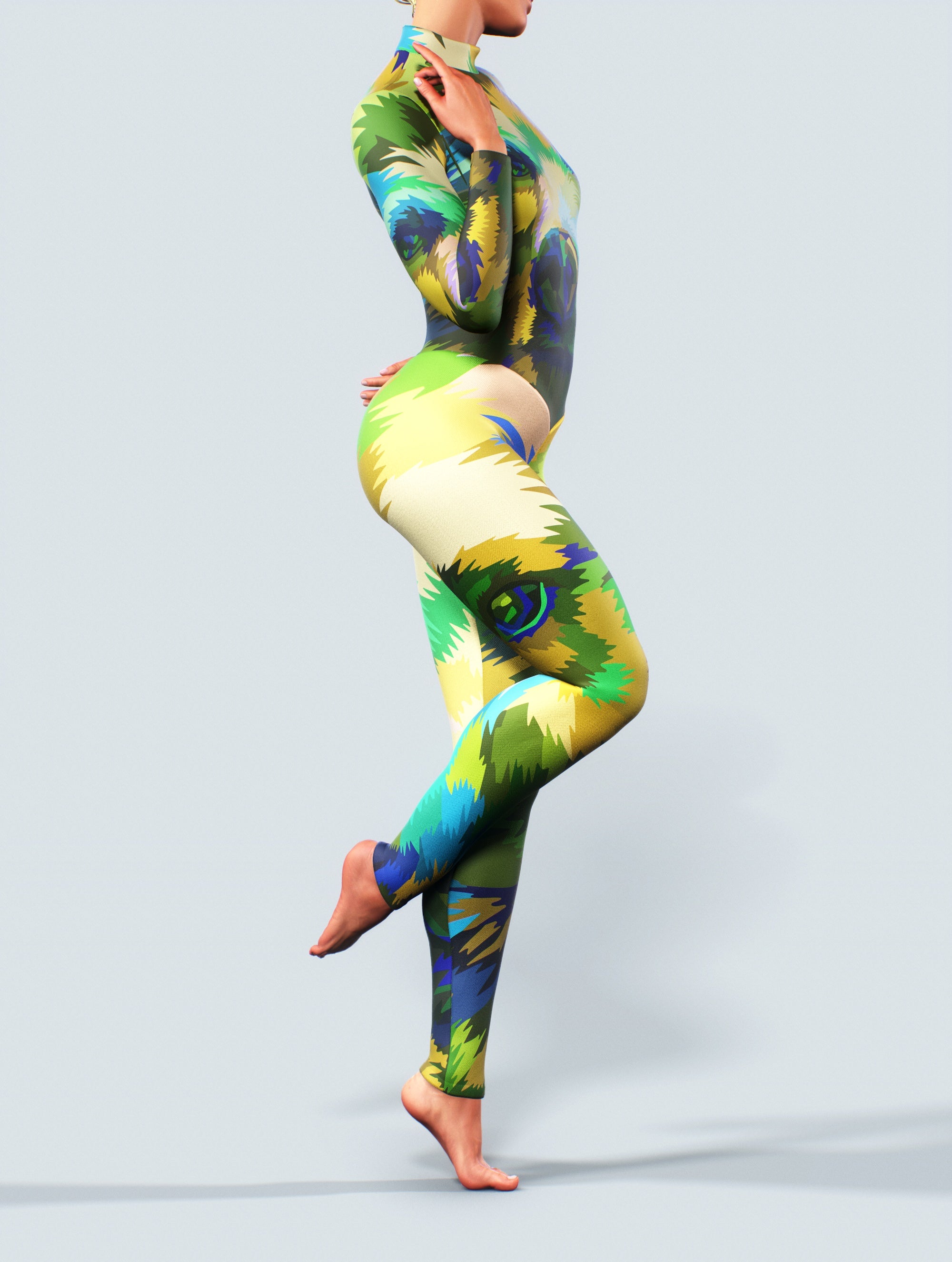 Minimalist Bear Catsuit-unitard-bootysculpted
