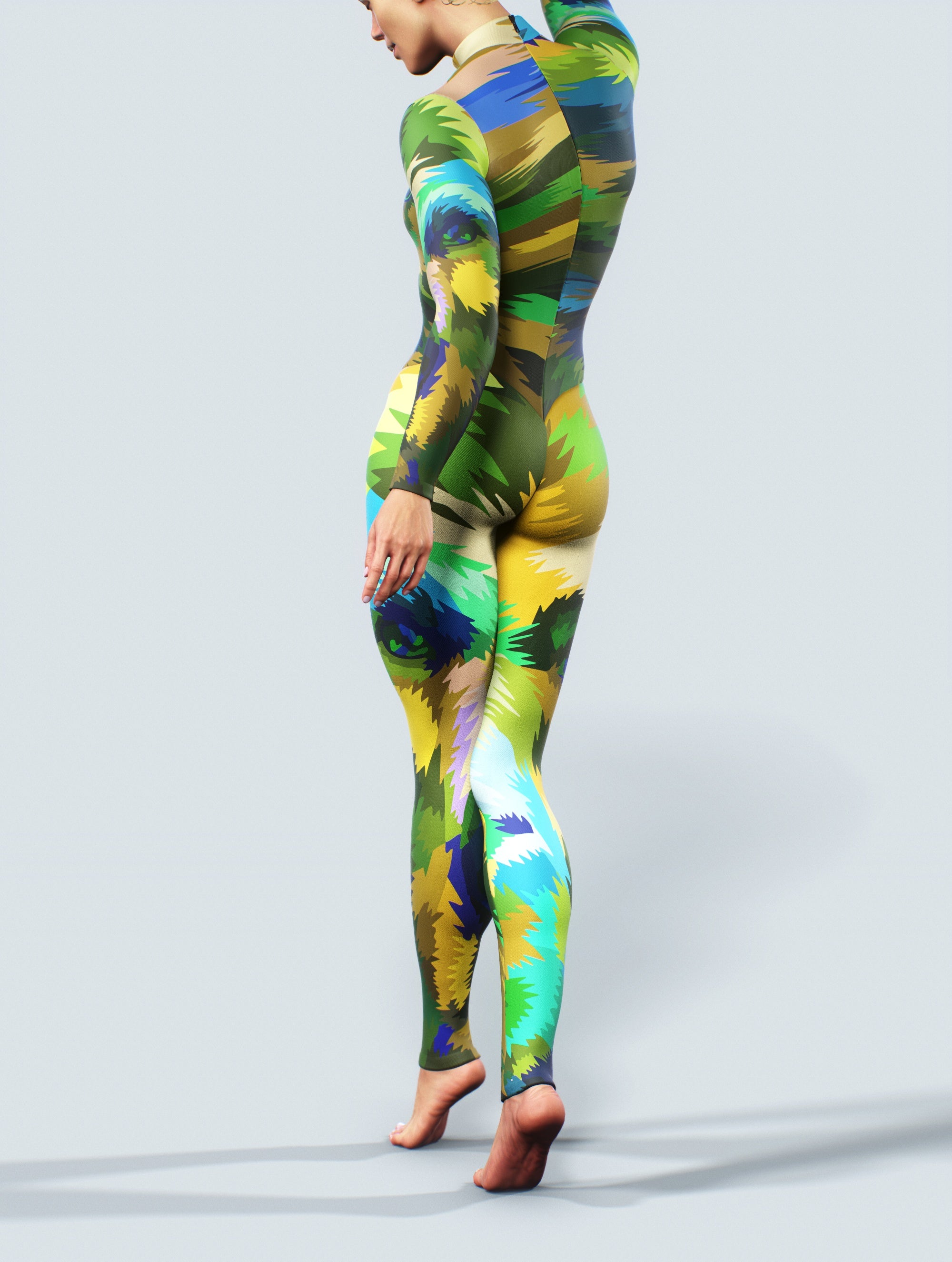 Minimalist Bear Catsuit-unitard-bootysculpted