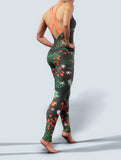 Mistletoe Gym Unitard-High waisted leggings-bootysculpted