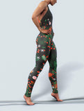 Mistletoe Gym Unitard-High waisted leggings-bootysculpted