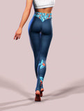 Mistletoe Inside Leggings-High waisted leggings-bootysculpted