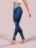 Mistletoe Inside Leggings-High waisted leggings-bootysculpted