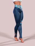 Mistletoe Inside Leggings-High waisted leggings-bootysculpted