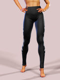 Moon Phases Black Leggings-High waisted leggings-bootysculpted