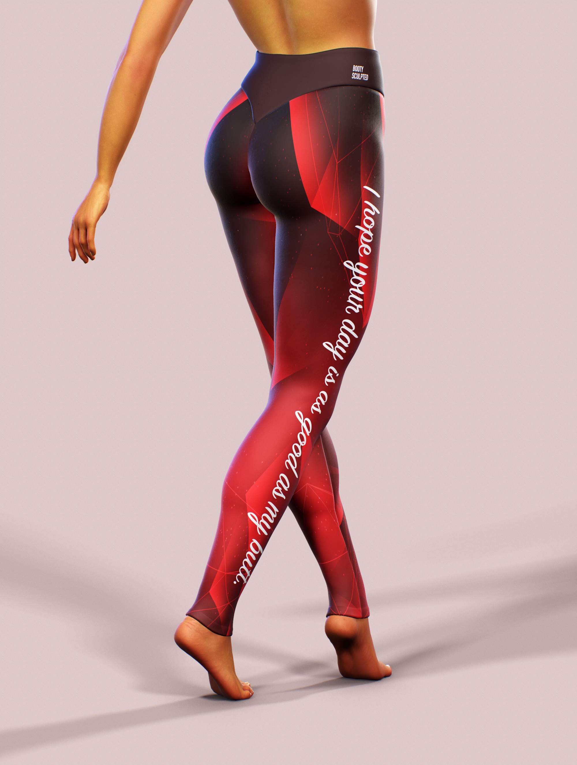 Motivation Leggings-High waisted leggings-bootysculpted
