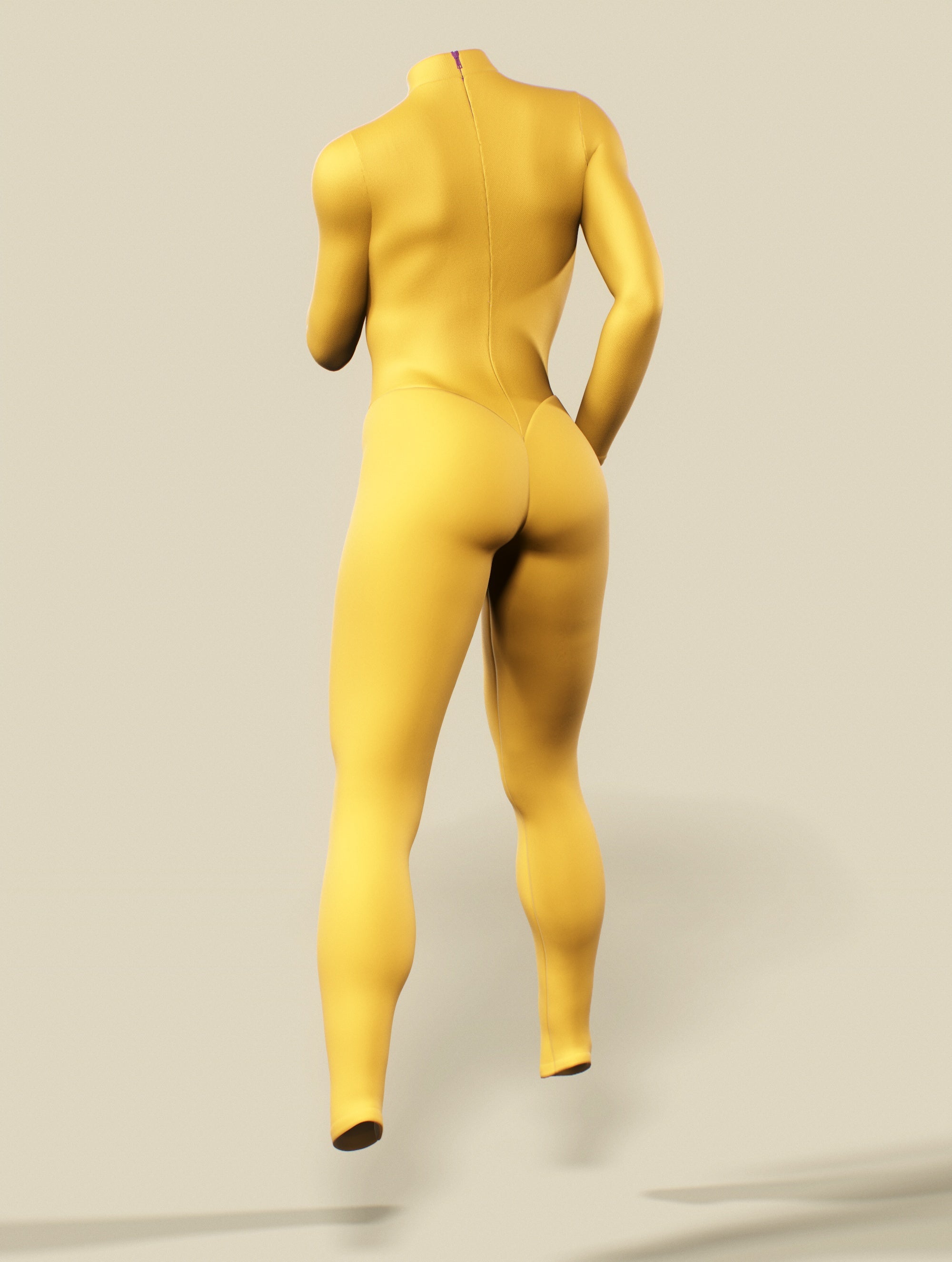 Mustard Yellow Bodysuit-unitard-bootysculpted