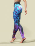Ocean Creatures Yoga Pants-High waisted leggings-bootysculpted