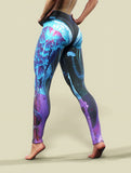 Ocean Creatures Yoga Pants-High waisted leggings-bootysculpted