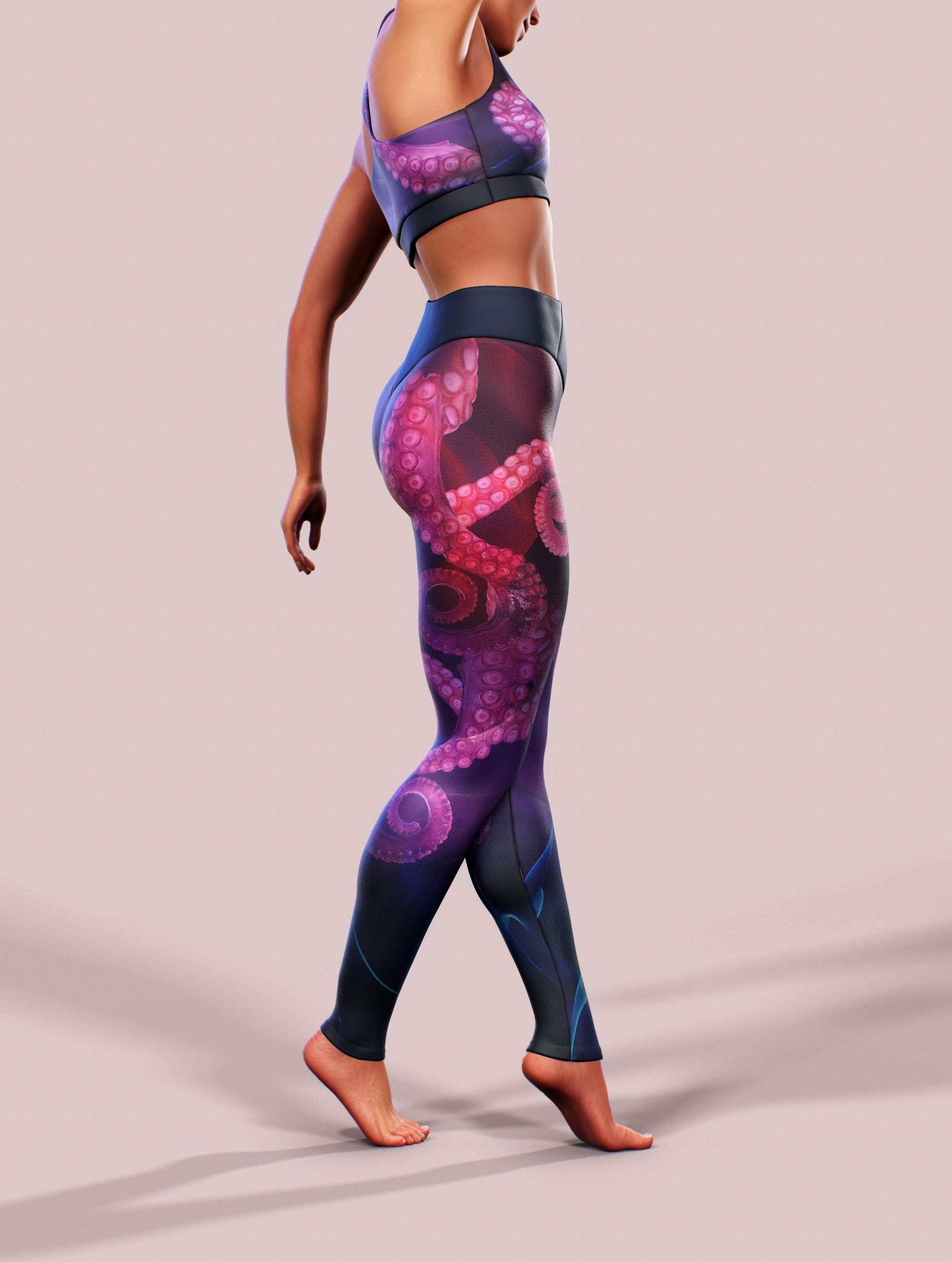 Octopus Haze Sports Bra-Sports bra-bootysculpted