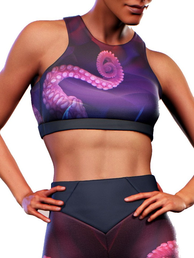 Octopus Haze Sports Bra-Sports bra-bootysculpted