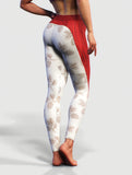 Pine and Wine Yoga Pants-High waisted leggings-bootysculpted