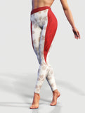 Pine and Wine Yoga Pants-High waisted leggings-bootysculpted
