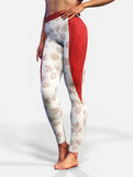 Pine and Wine Yoga Pants-High waisted leggings-bootysculpted