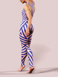 Pink Blue Geometry Catsuit-unitard-bootysculpted
