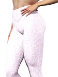 Pink Leopard Yoga Pants-High waisted leggings-bootysculpted