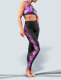 Pink Orchid Leggings-High waisted leggings-bootysculpted