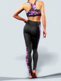 Pink Orchid Leggings-High waisted leggings-bootysculpted