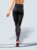 Pink Orchid Leggings-High waisted leggings-bootysculpted