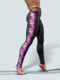 Pink Orchid Leggings-High waisted leggings-bootysculpted