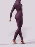 Plum Long Sleeve Costume-unitard-bootysculpted