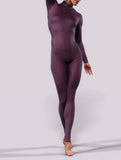 Plum Long Sleeve Costume-unitard-bootysculpted