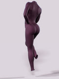 Plum Long Sleeve Costume-unitard-bootysculpted