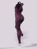 Plum Purple Bodysuit-unitard-bootysculpted