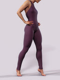 Plum Purple Bodysuit-unitard-bootysculpted