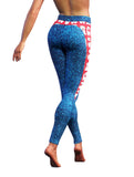 Polar Bear Sparkling Tights-High waisted leggings-bootysculpted