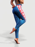 Polar Bear Sparkling Tights-High waisted leggings-bootysculpted