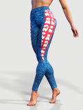 Polar Bear Sparkling Tights-High waisted leggings-bootysculpted