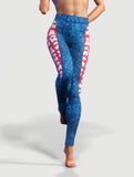 Polar Bear Sparkling Tights-High waisted leggings-bootysculpted