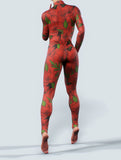 Poppy Red Unitard-unitard-bootysculpted