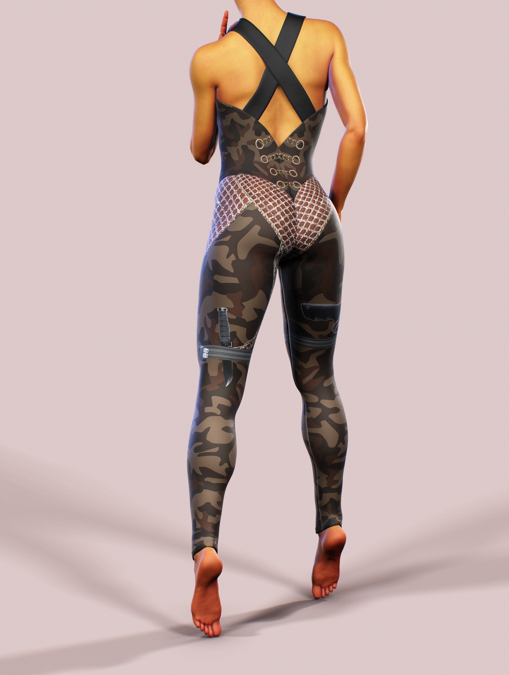 Post Apocalyptic Bodysuit-unitard-bootysculpted