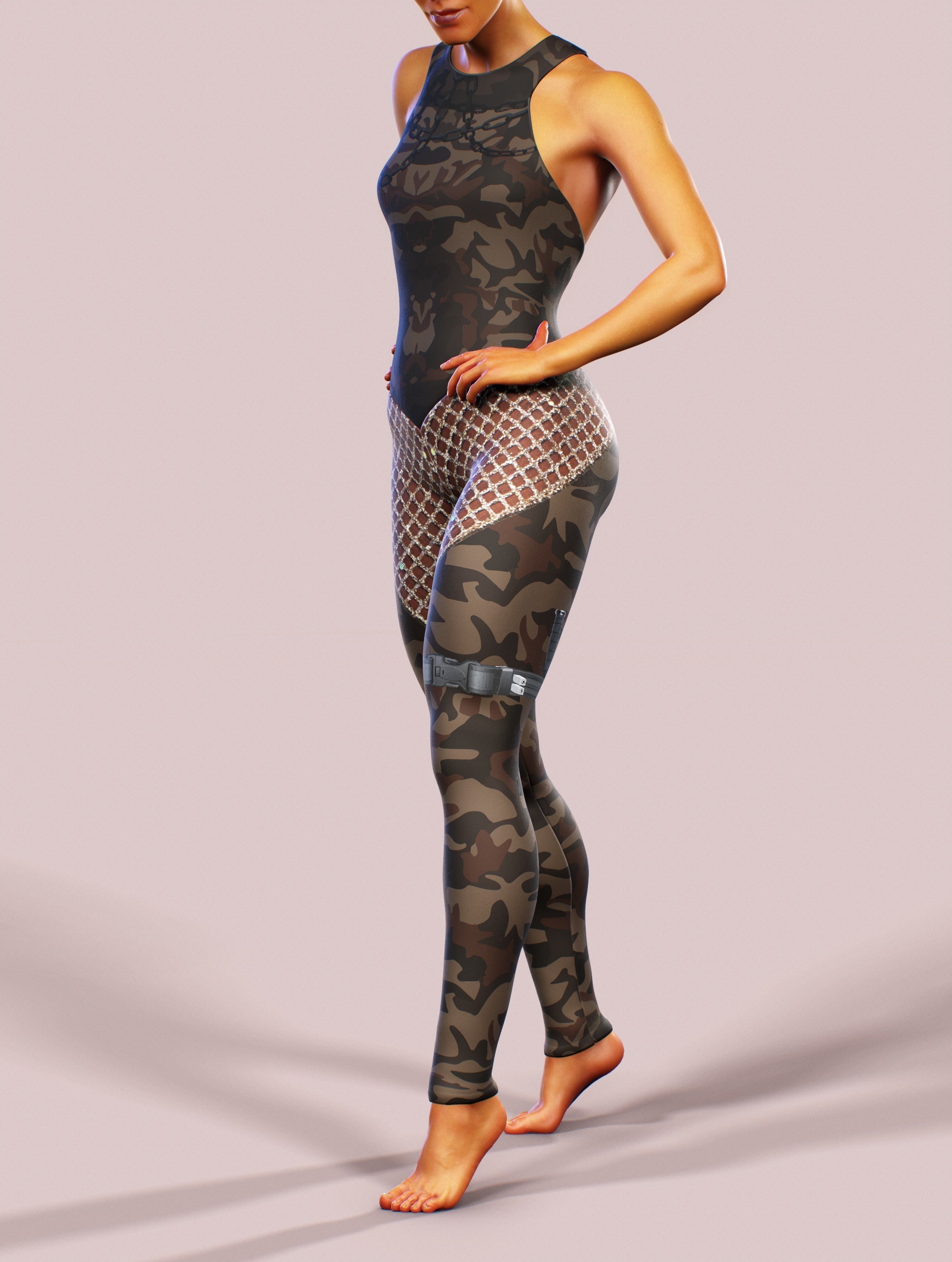 Post Apocalyptic Bodysuit-unitard-bootysculpted