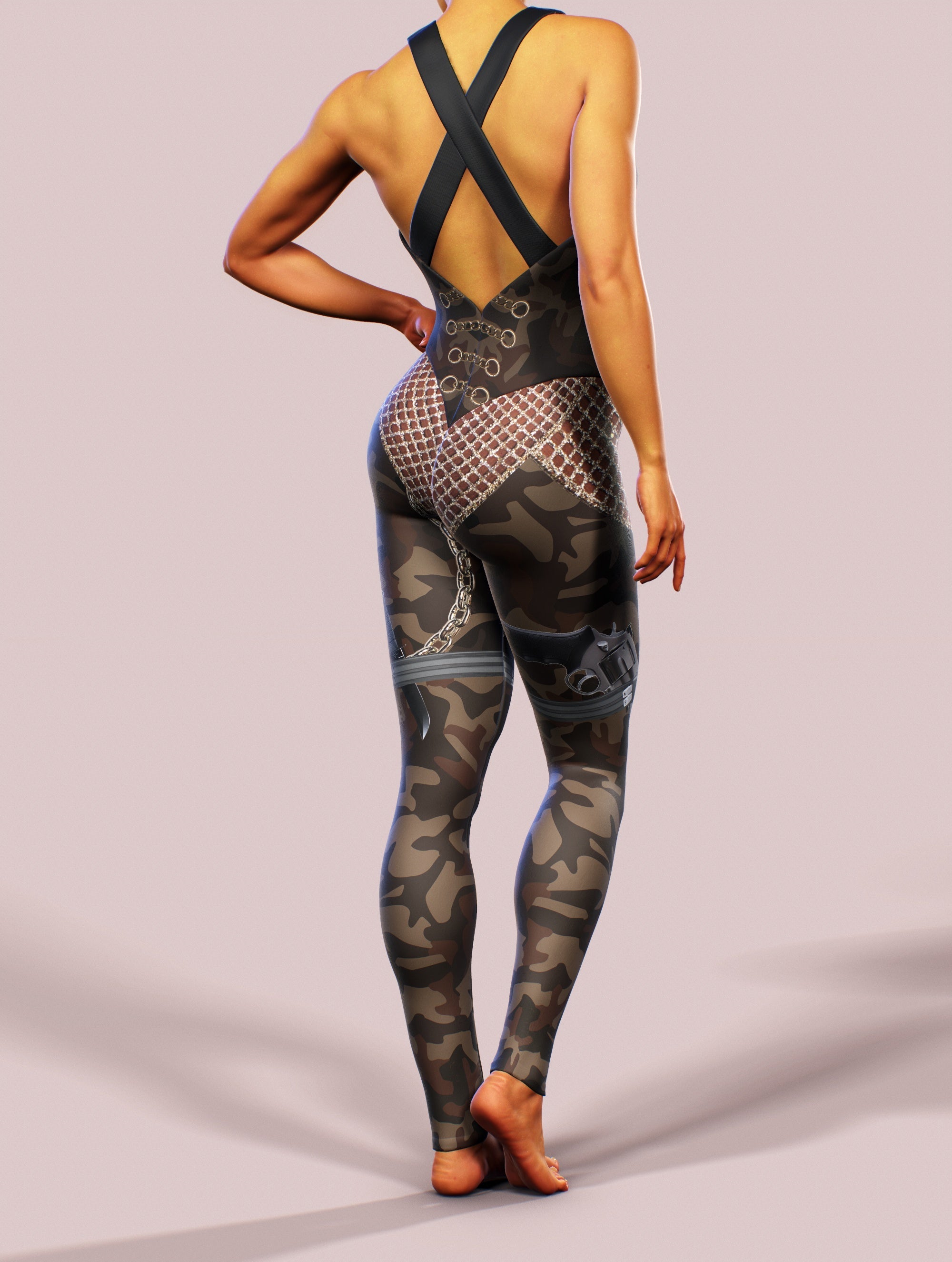 Post Apocalyptic Bodysuit-unitard-bootysculpted