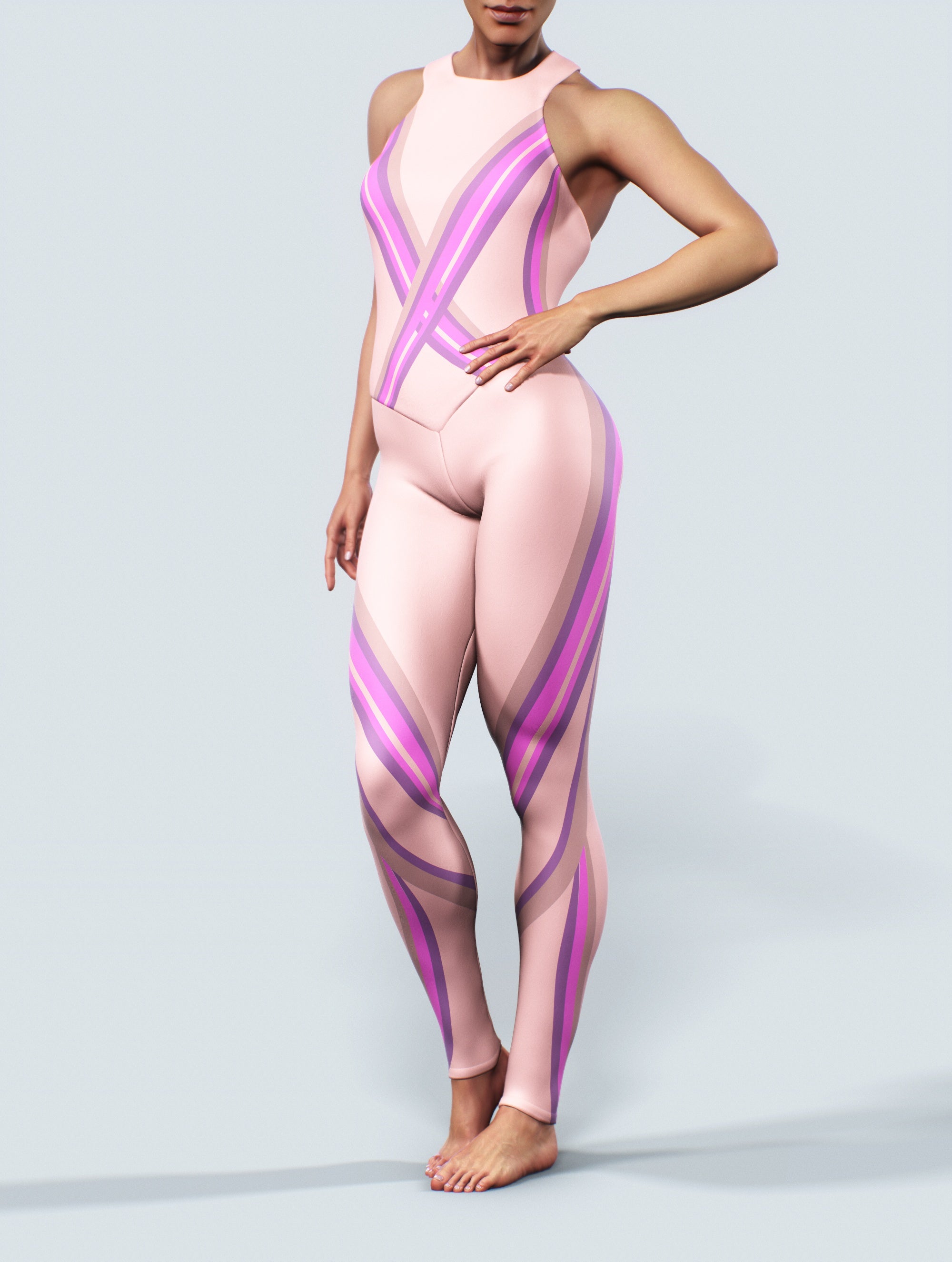 Princess Pink Unitard-unitard-bootysculpted