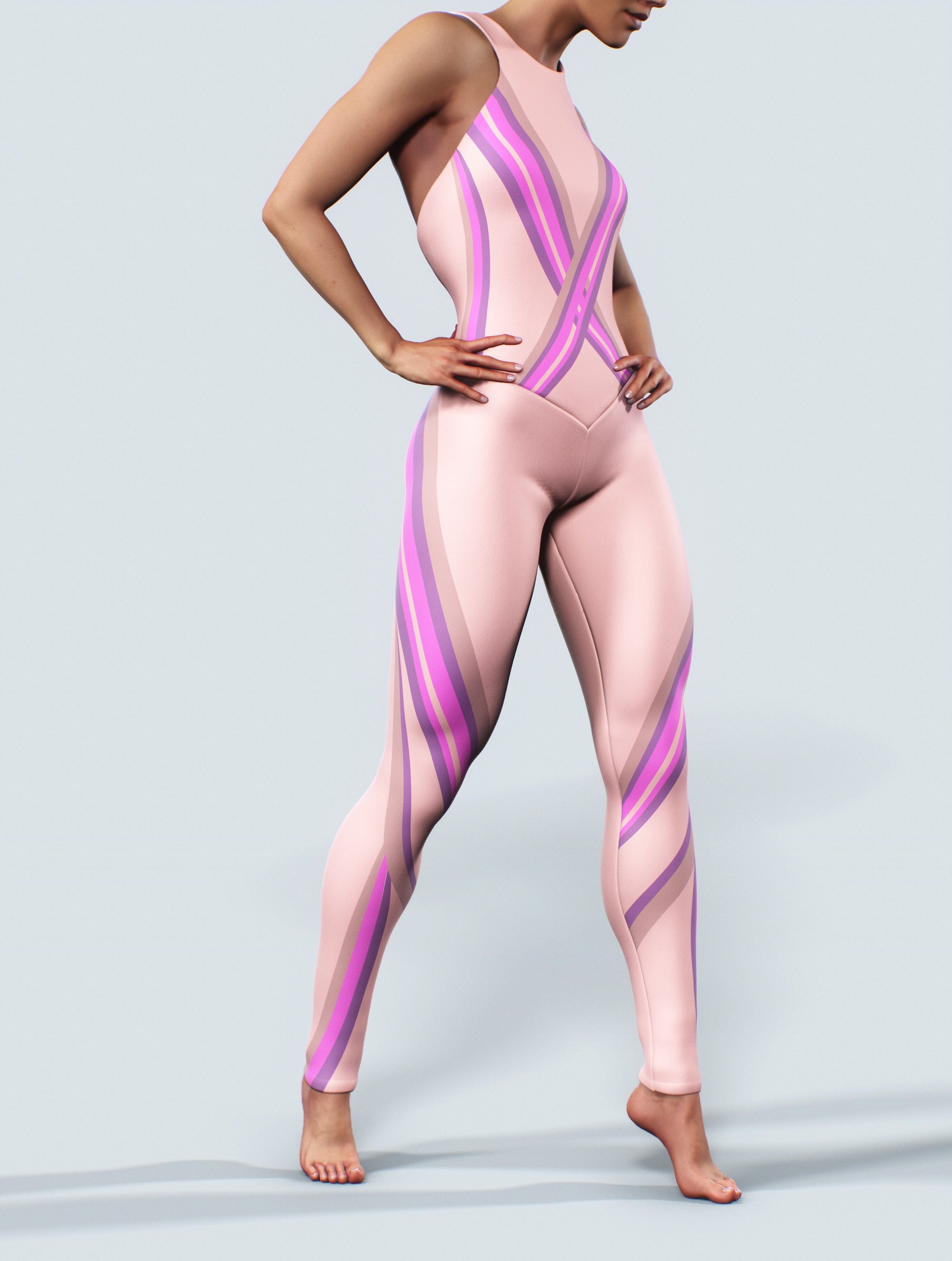 Princess Pink Unitard-unitard-bootysculpted