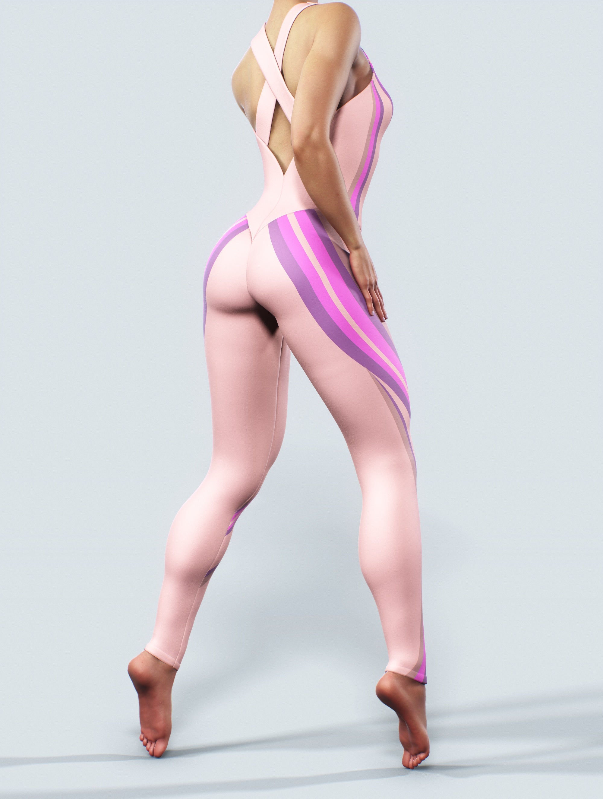 Princess Pink Unitard-unitard-bootysculpted