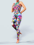 Psychedelic Cats Unitard-unitard-bootysculpted