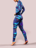Purple Butterfly LS Catsuit-unitard-bootysculpted
