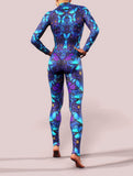 Purple Butterfly LS Catsuit-unitard-bootysculpted