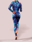 Purple Butterfly LS Catsuit-unitard-bootysculpted