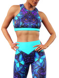Purple Butterfly Sports Bra