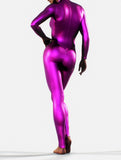 Raspberry Metallic Leotard-unitard-bootysculpted