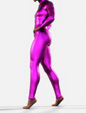 Raspberry Metallic Leotard-unitard-bootysculpted