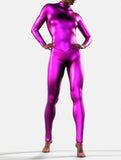Raspberry Metallic Leotard-unitard-bootysculpted